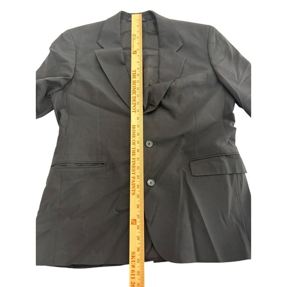 Brooks Brothers Mens 42R Black Wool Blend Sport Coat Blazer Jacket Brooksease - Picture 8 of 11